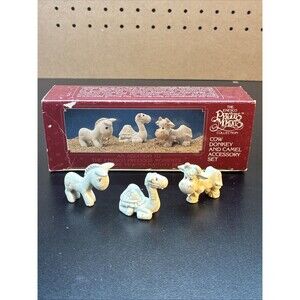 Precious Moments Cow Donkey Camel 694487 Accessory Pewter Nativity Set mini